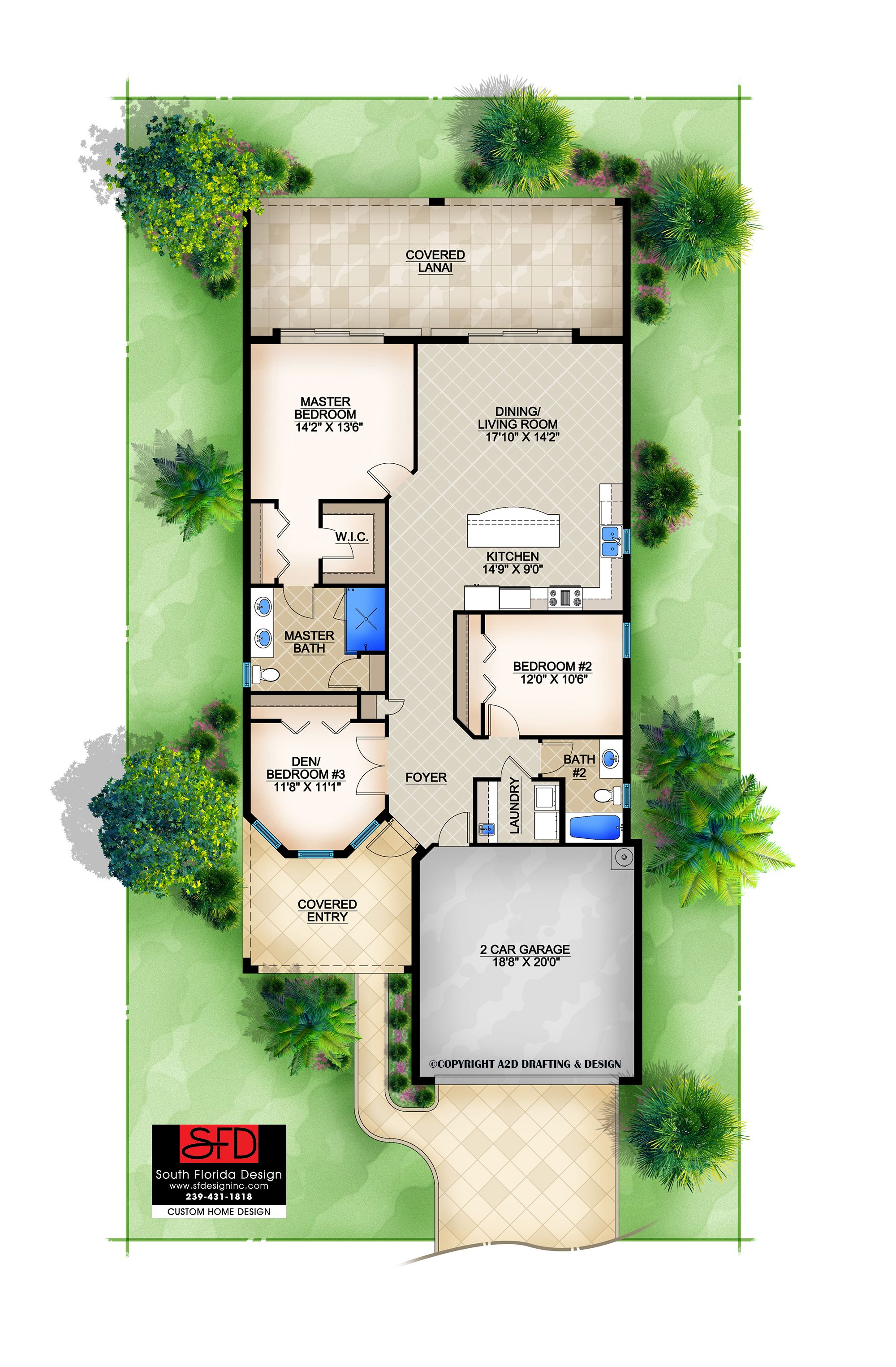 floor plans for narrow lots 2