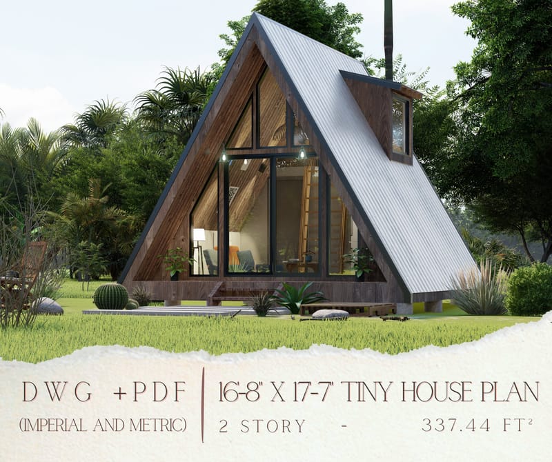 free a frame cabin plans 3