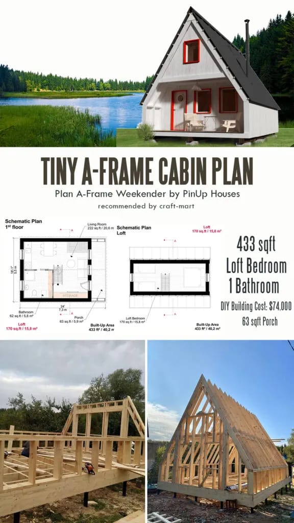 free a frame cabin plans 5