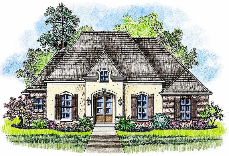 french country home design plans 2
