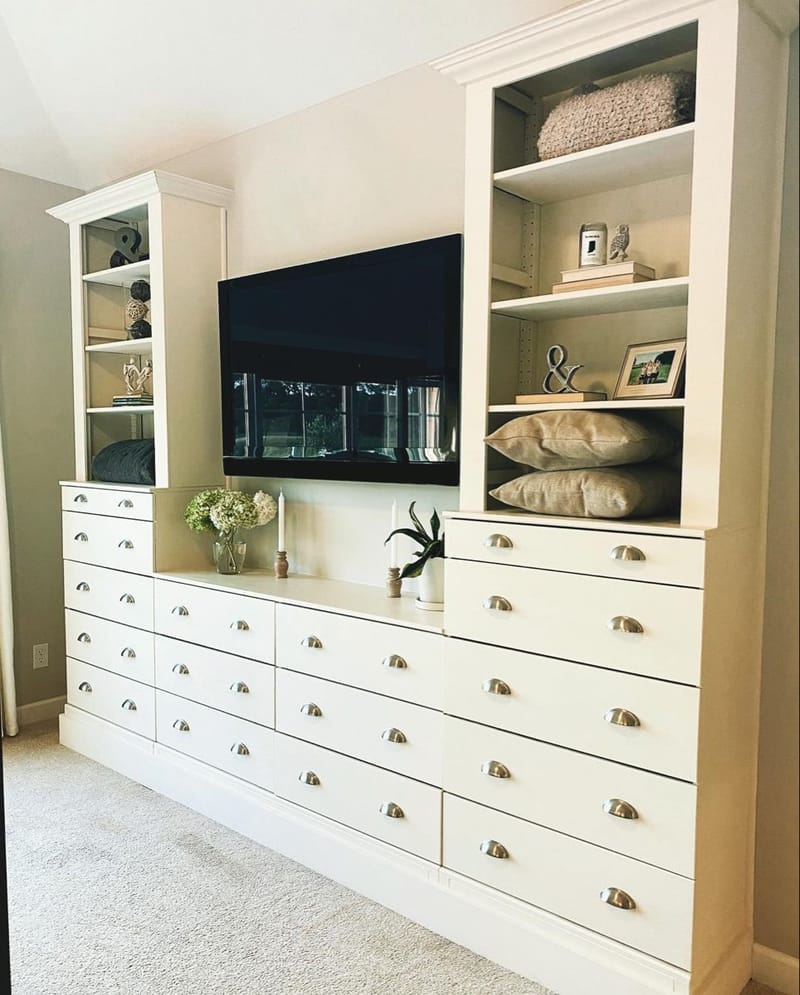 From Clutter to Calm Designing a Master Bedroom Built-In Dresser Wall 5