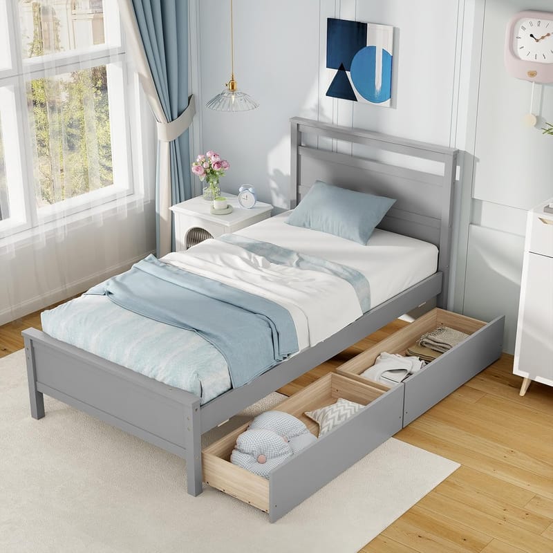 From Clutter to Calm How Twin Beds with Drawers Can Streamline Your Home 4