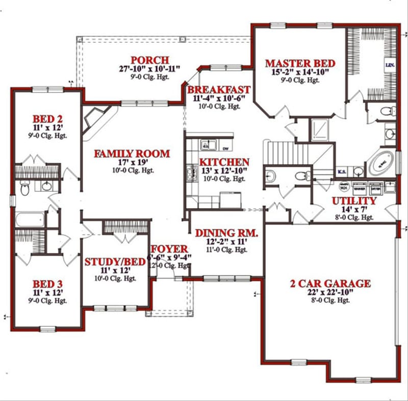 From Concept to Reality Building Your Ideal Home with 4 Bedroom 3.5 Bath Plans 1