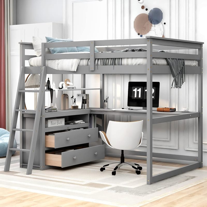 From Dorm Room to Dream Room Bunk Bed Desks That Work 5