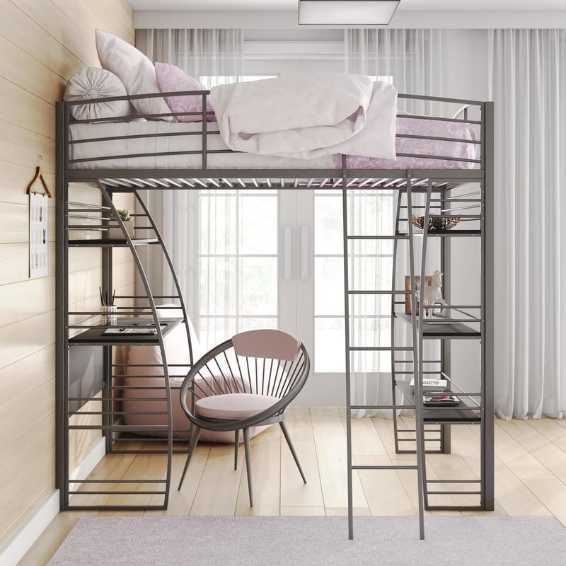 From Dorm Rooms to Kids' Bedrooms Twin Loft Beds with Desks Explained 3