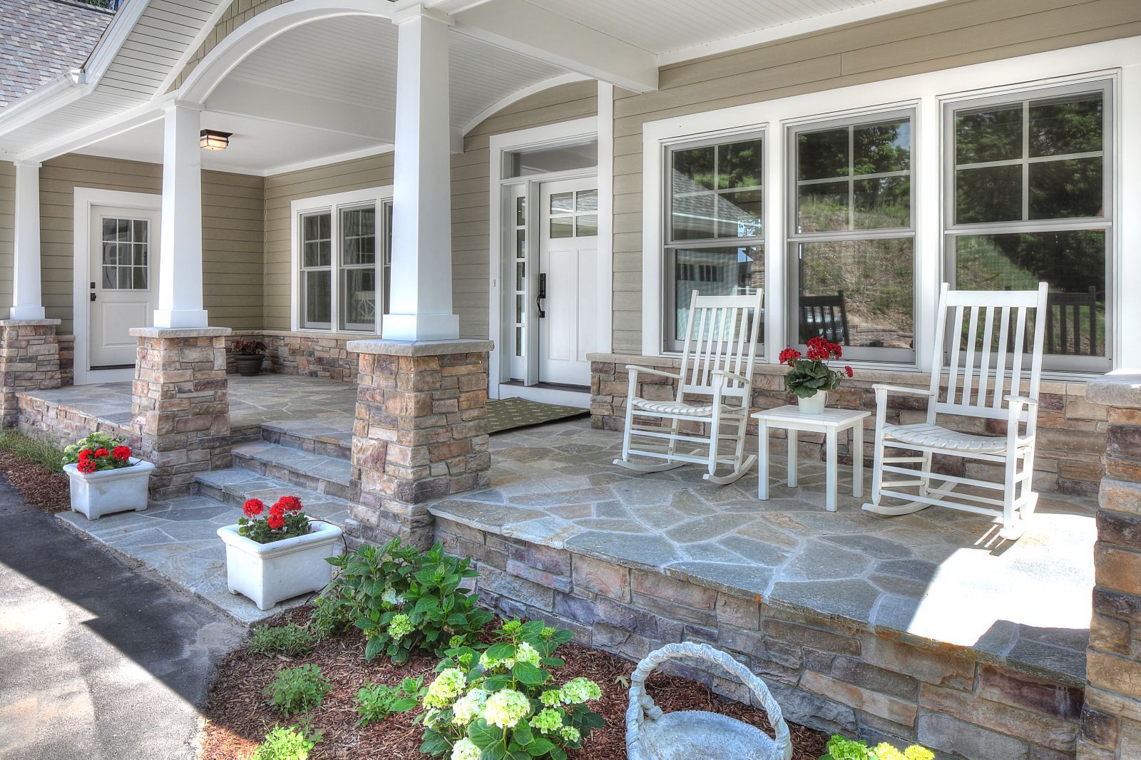 front porch ideas with stone 2