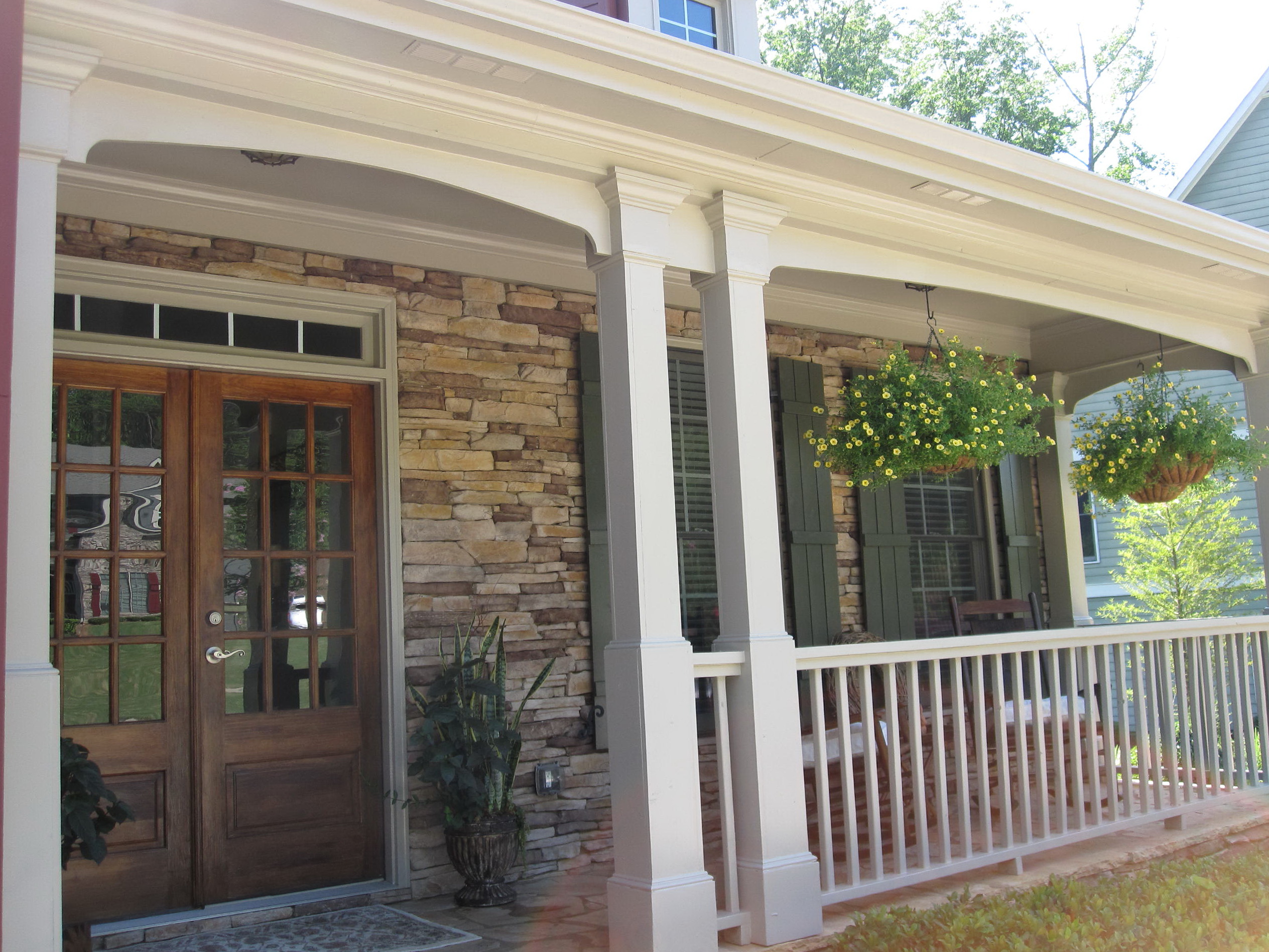 front porch ideas with stone 3