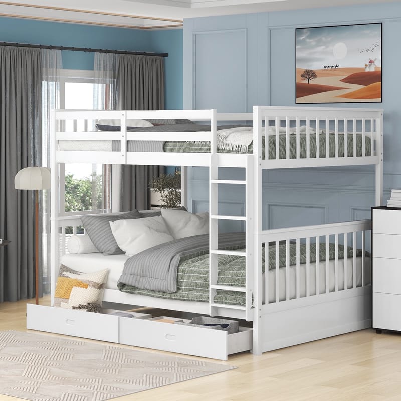 full over full bunk beds for adults 1