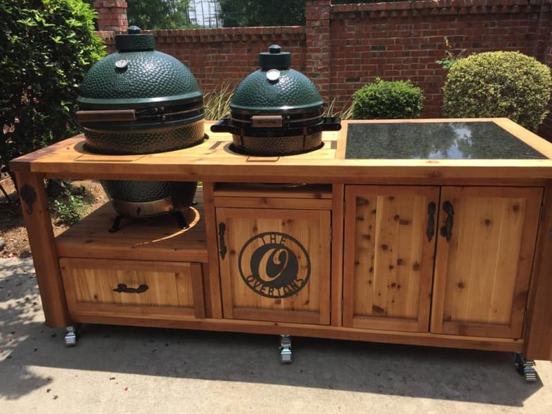green egg outdoor kitchen plans 1