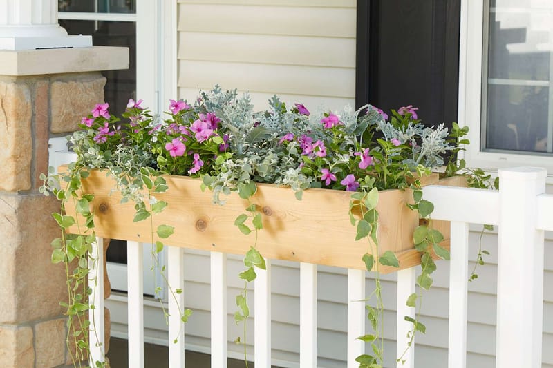 hanging planters for deck railings 4