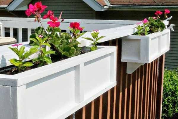 hanging planters for deck railings 5
