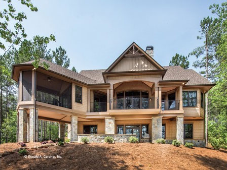 hillside house plans with walkout basement 1