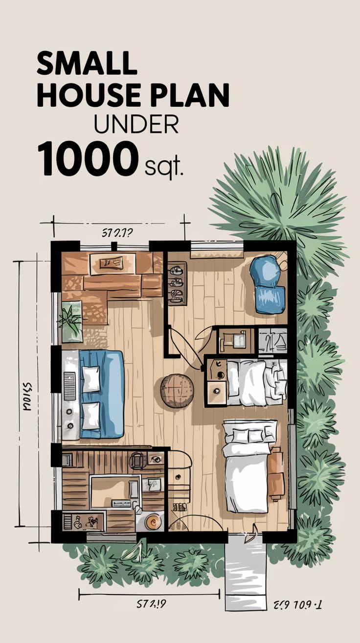 home design under 1000 sq feet 3