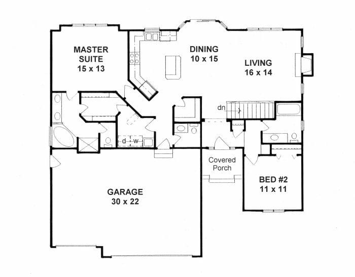 home plan 1600 sq ft 5