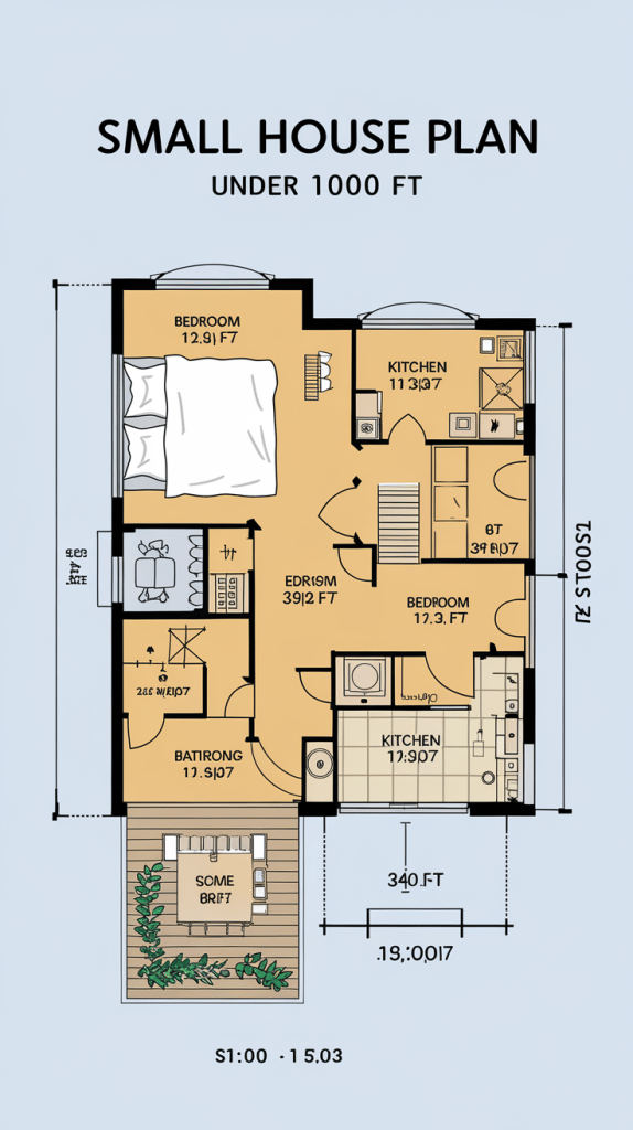 home plans under 1000 sq feet 3