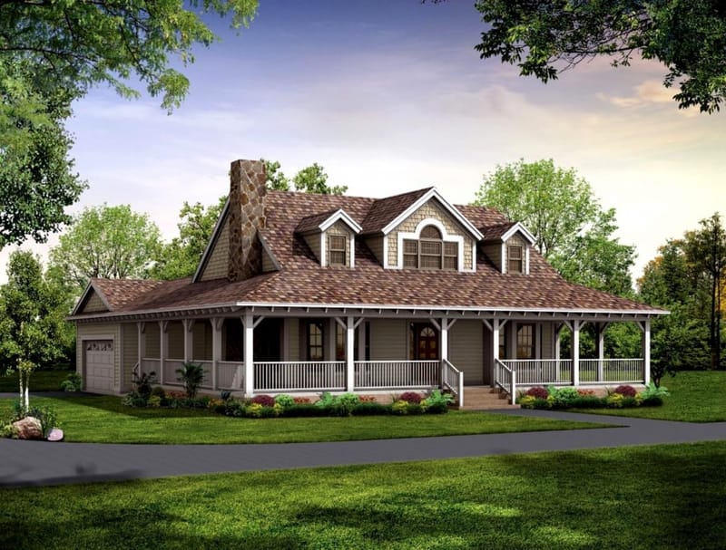 home plans with wrap around porch 5