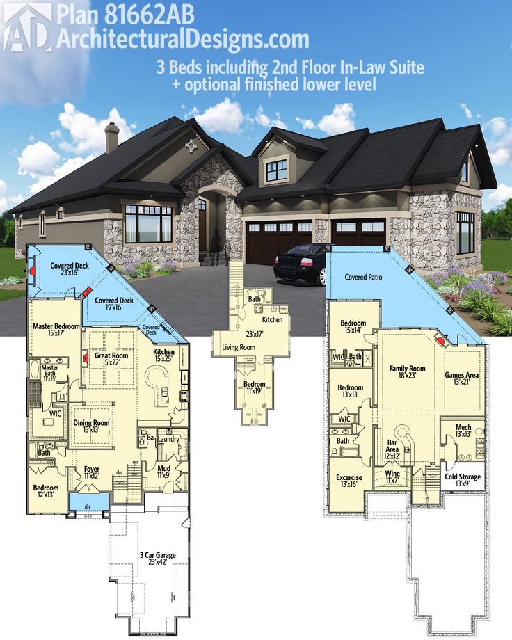 house plan with in law suite 5
