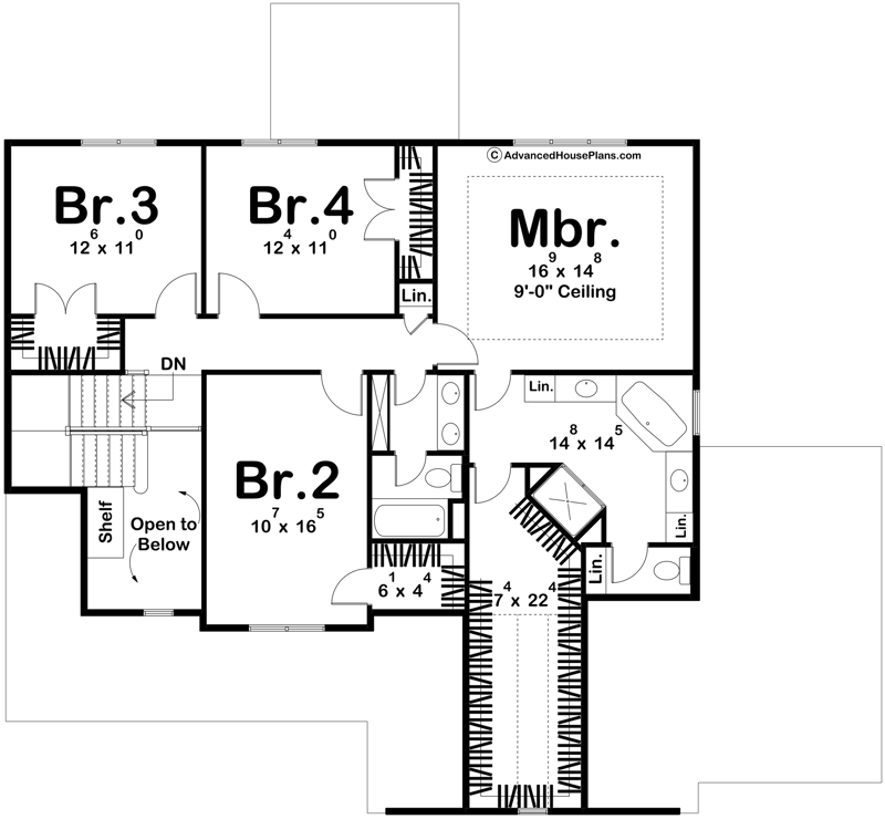 house plan with walkout basement 4