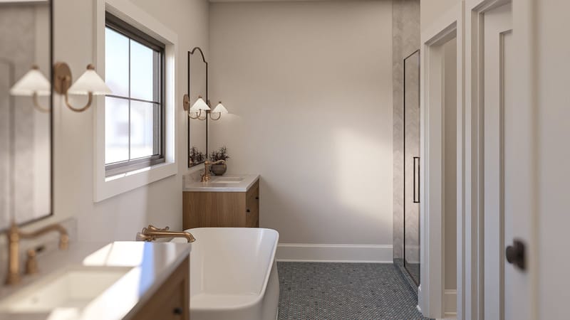 house plan with walkout basement 5