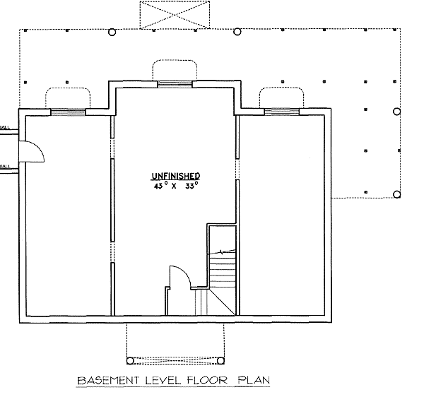 house plan with walkout basement 4