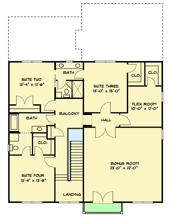 house plans 1 floor with basement 4