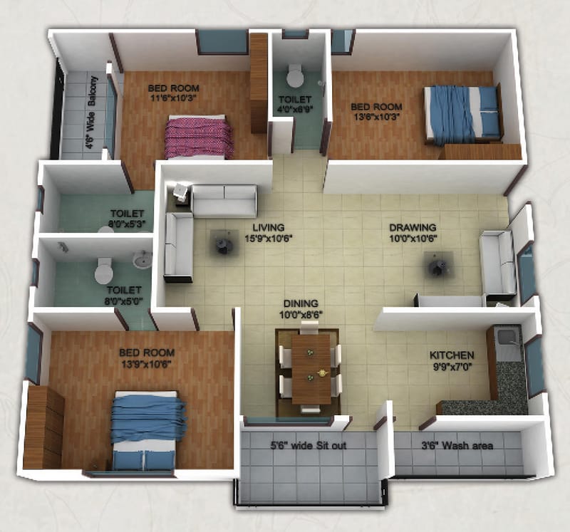 house plans 1400 sq feet 5