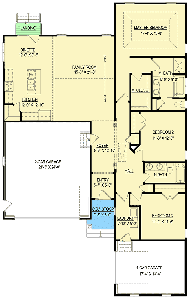 house plans 3 bedroom ranch 4