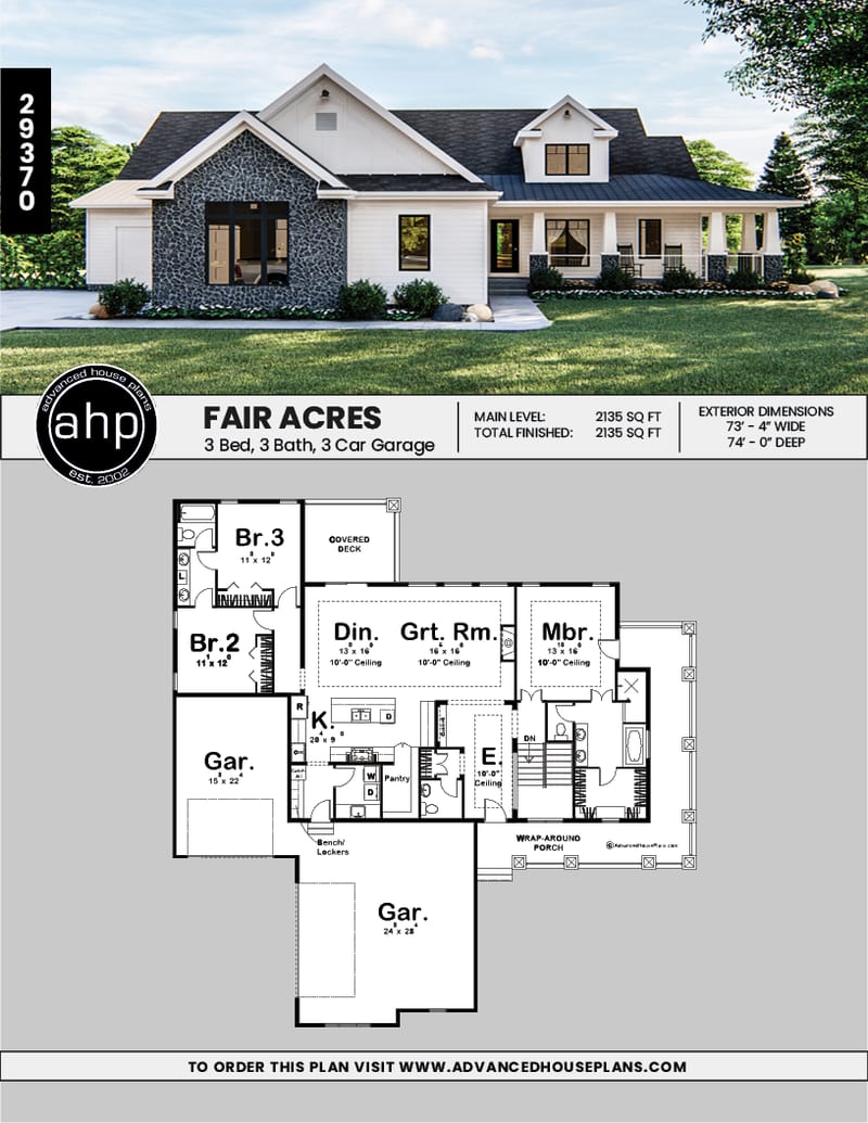house plans farmhouse one story 5