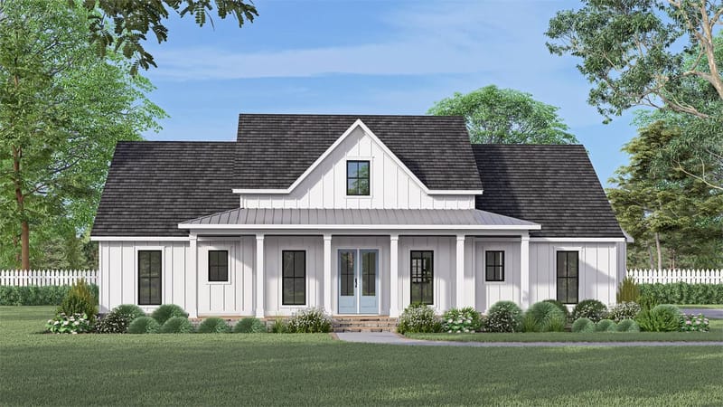 house plans farmhouse one story 2