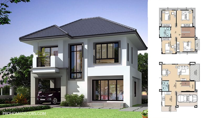 house plans for 4 bedroom house 4