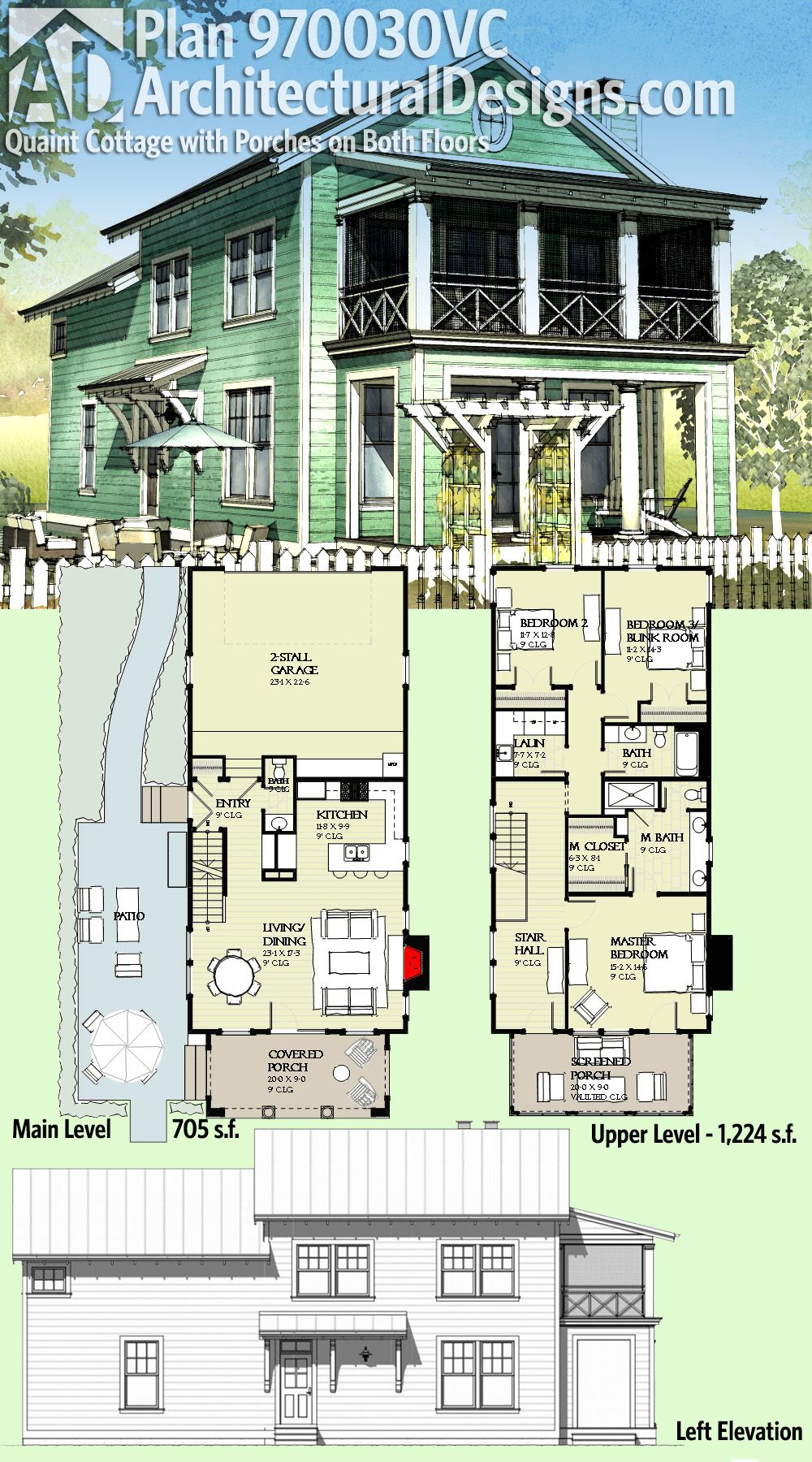 house plans for a narrow lot 5