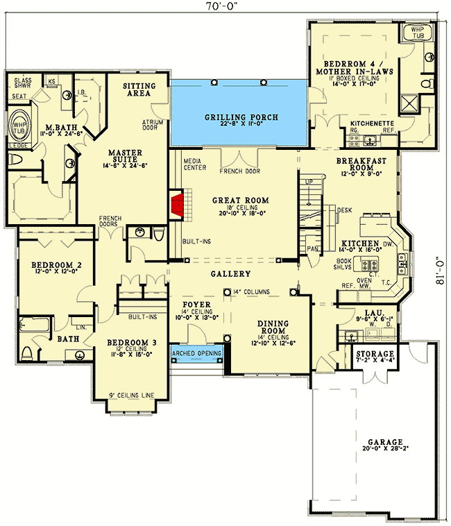 house plans mother in law suite 2