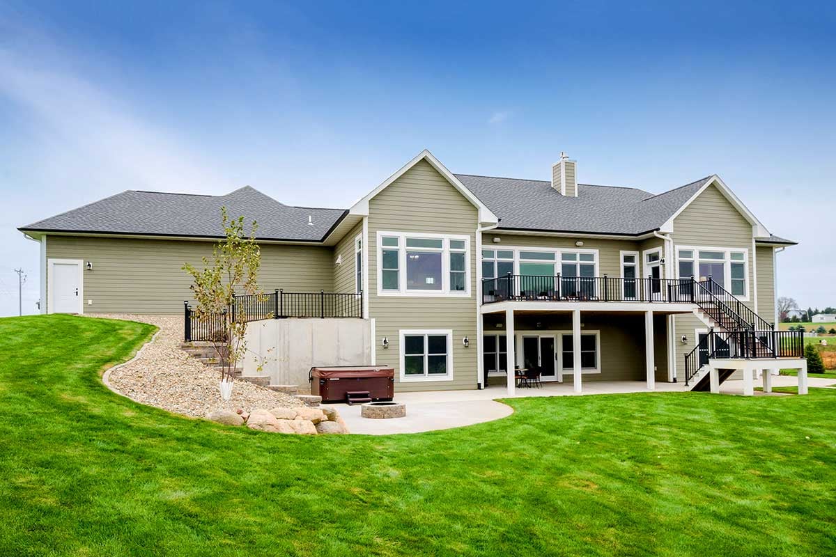 house plans ranch style with walkout basement 2