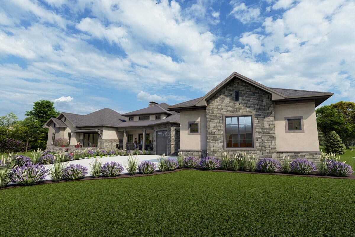 house plans ranch style with walkout basement 4