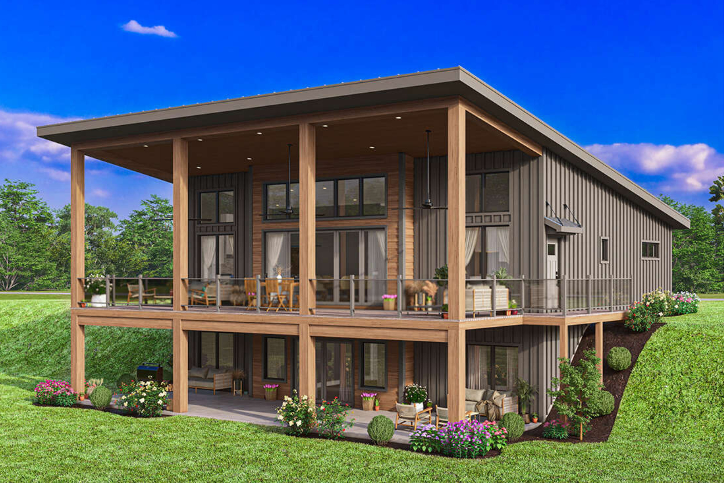 house plans ranch style with walkout basement 5