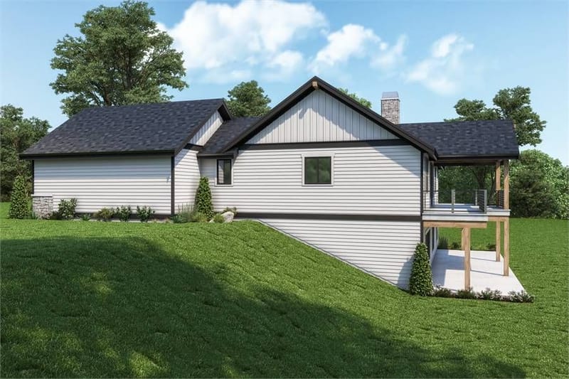 house plans single story with walkout basement 4