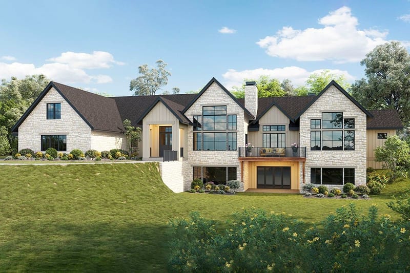 house plans single story with walkout basement 5