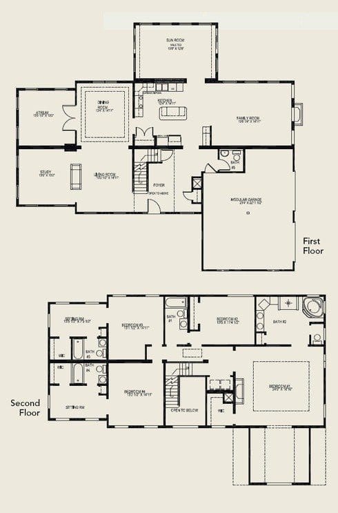 house plans two story 4 bedrooms 2
