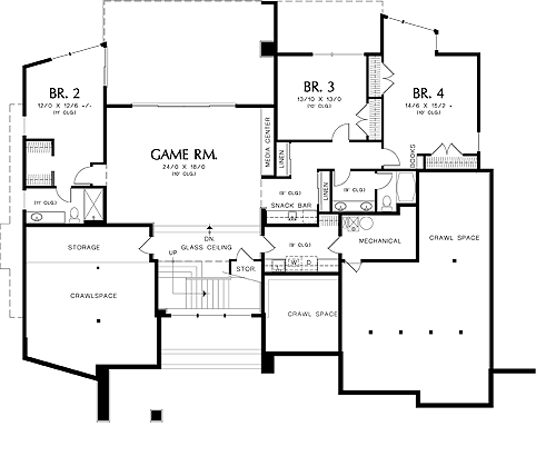 house plans with a basement 5