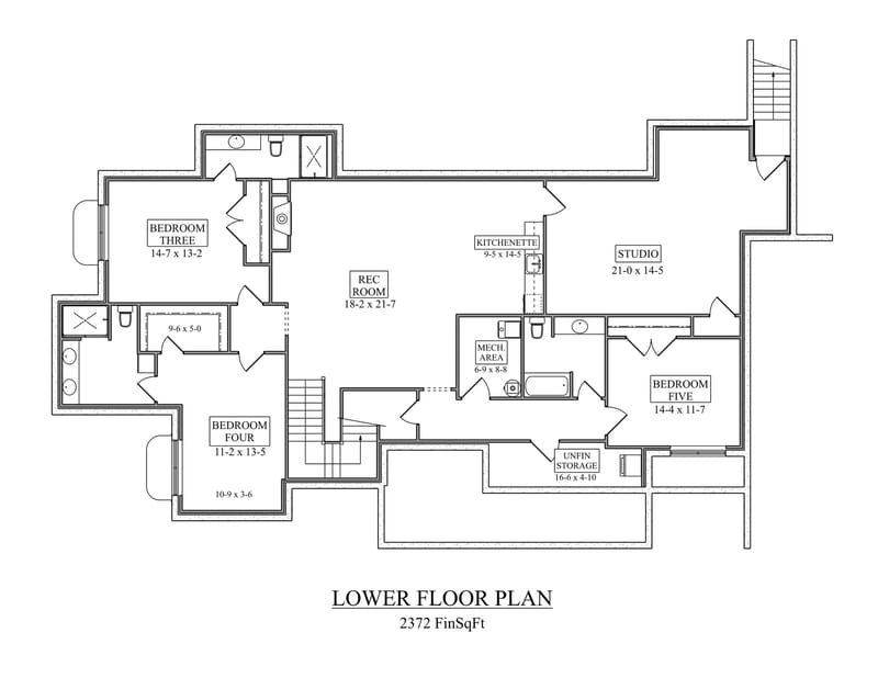 house plans with a walk out basement 3