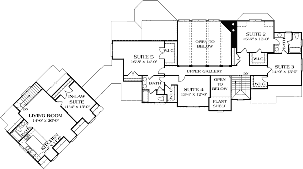 house plans with attached guest house 4