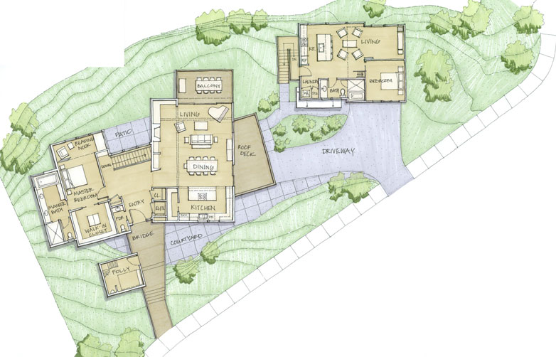 house plans with attached guest house 5