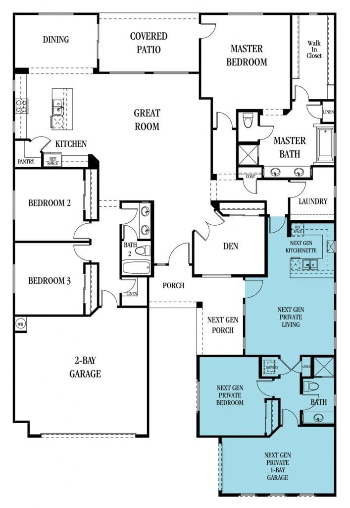 house plans with inlaw apartment separate entrance 3