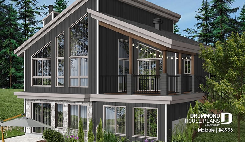 house plans with walkout basement on sloped lot 4