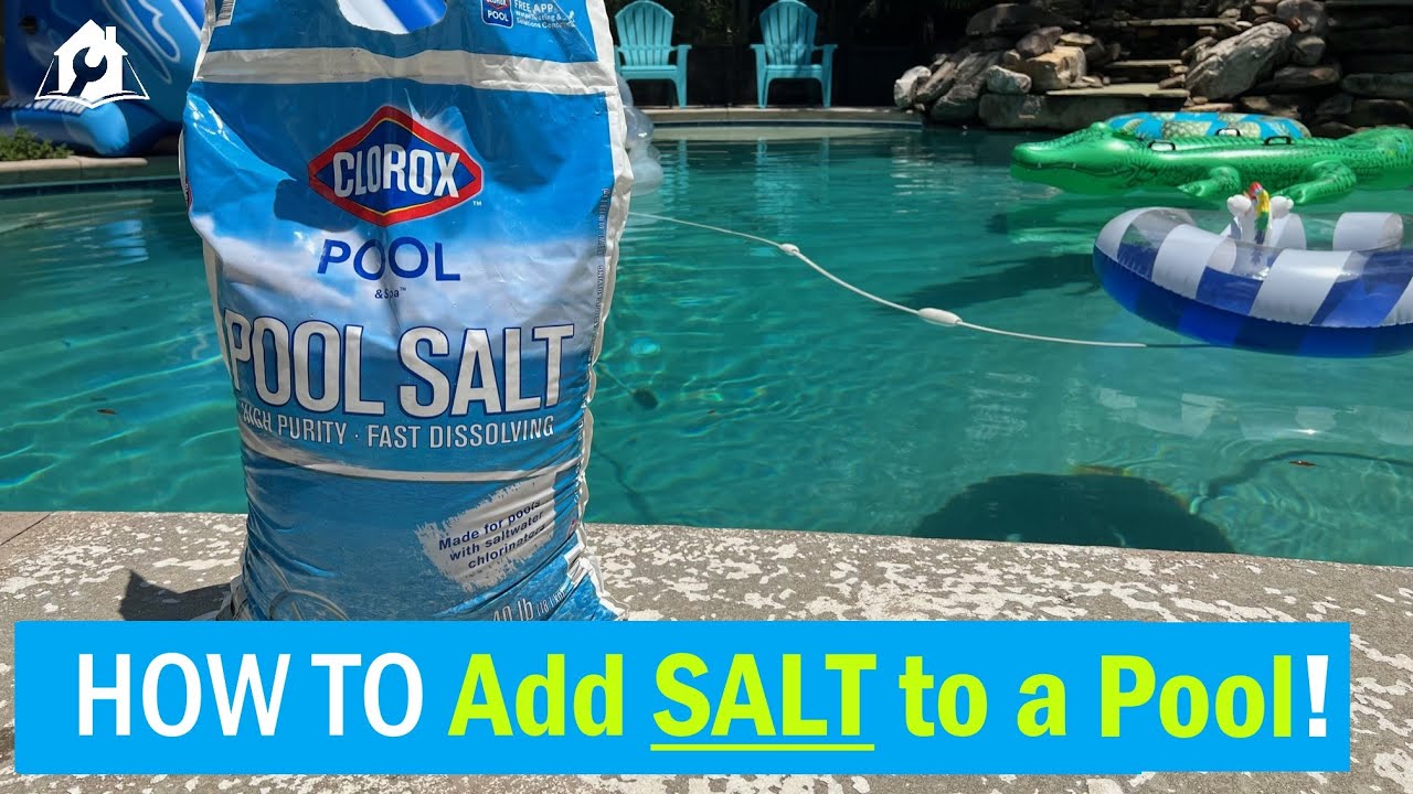 how do you add salt to a saltwater pool 1