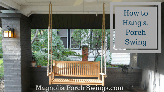 how do you hang a porch swing 2