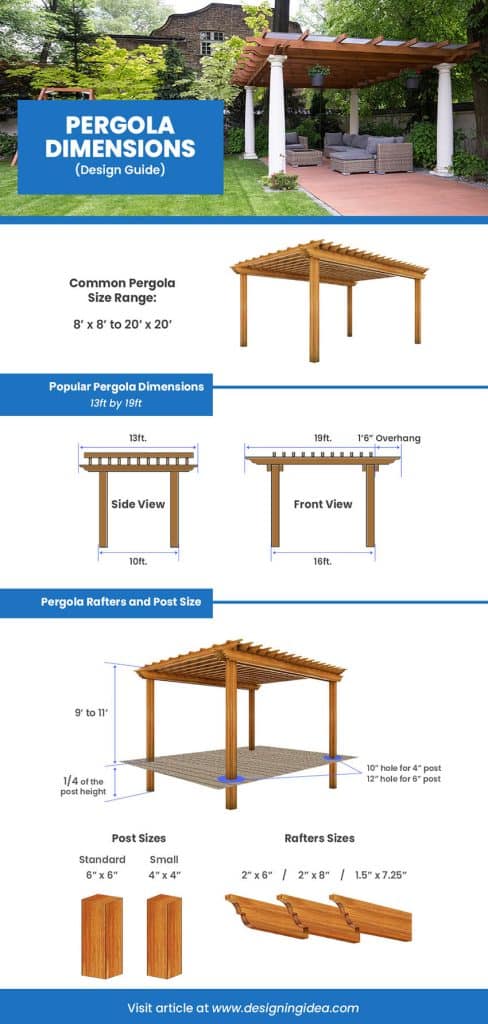 how tall is a pergola 2