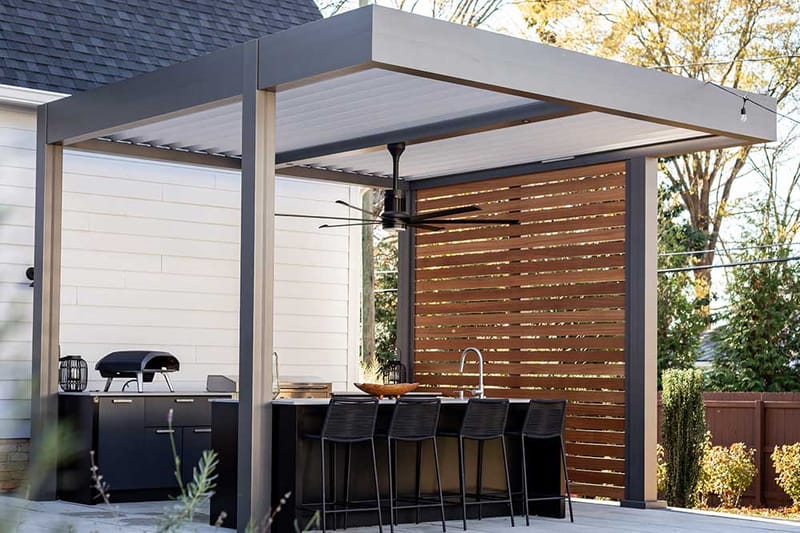 how tall is a pergola 5