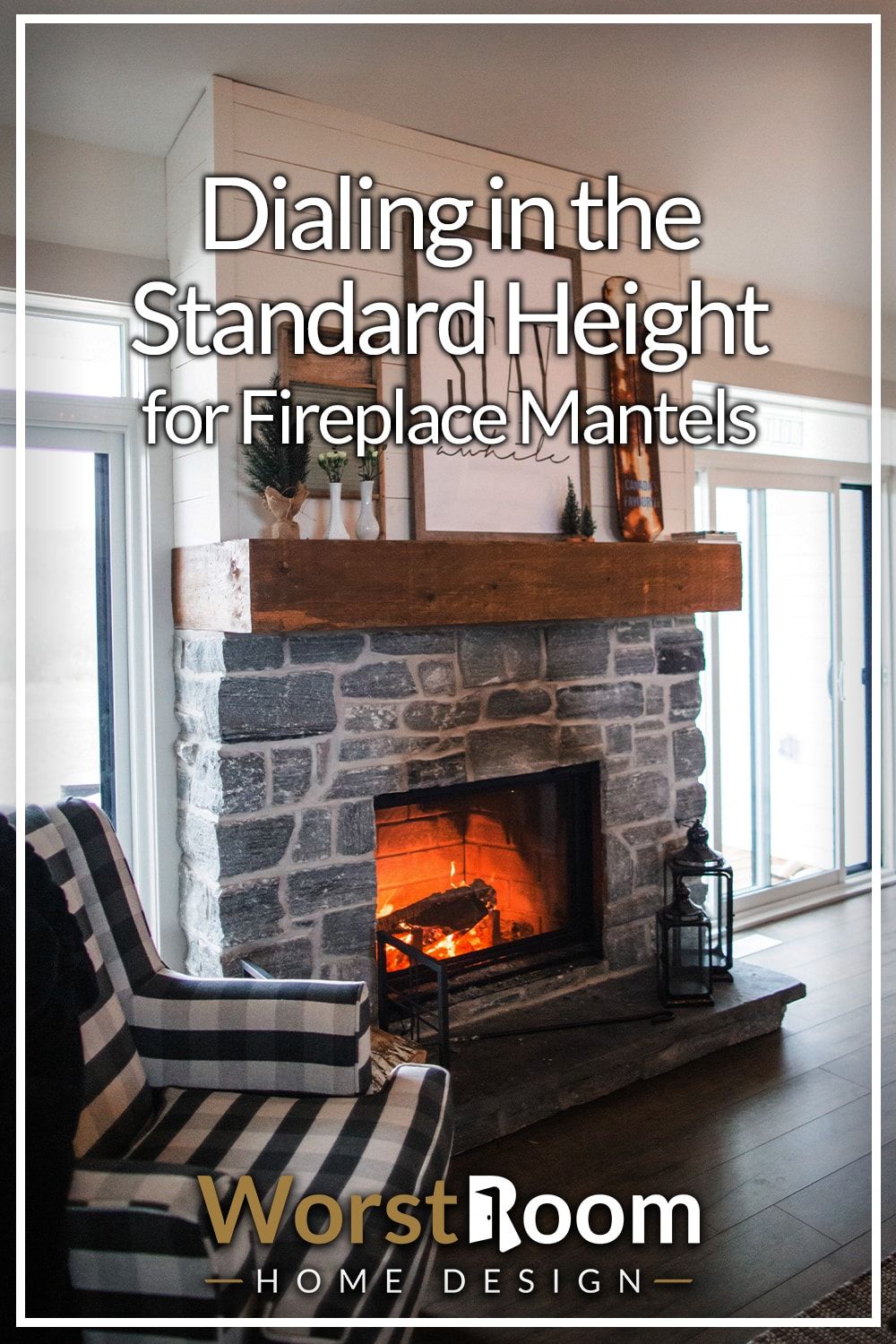how tall should fireplace mantel be 4