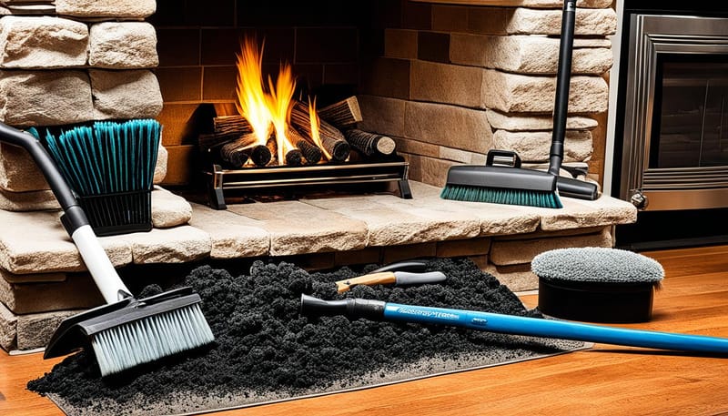 how to clean stone on a fireplace 3